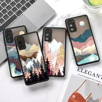 Чехол Hill View для Samsung A32 A52 A52S A51 A71, окрашенные чехлы для телефонов Redmi Note 10 Pro Xiaomi Poco X3 Pro F3 Honor 50 10X Lite, мягкий чехол для iPhone13 OPPO iPhone 11