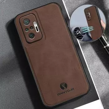 Чехол из овчины для Xiaomi Redmi Note 10 Pro 4G 5G 10s, роскошный мужской деловой винтажный магнитный чехол на заднюю панель Note10 S 10pro redmi note 10 4g темно-зеленого