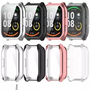 Чехол из ТПУ с покрытием для часов Haylou Watch 2 Pro (LS02 Про) Смарт-часы ремешок полный бампер чехол силиконовый протектор аксессуары LS02 Pro Haylou Watch 2 Pro