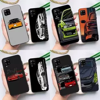 Чехол JDM Drift Car S13 S14 S15 для Samsung Galaxy A54 A34 A53 A13 A32 A52 A14 A51 A71 A23 A33 A73 A12 A22 A21S Samsung A22 4G
