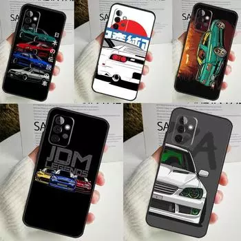 Чехол JDM Legend Drift Car для Samsung Galaxy A54 A34 A14 A13 A33 A53 A12 A32 A52 A71 A51 A15 A25 A35 A55 Samsung A54 5G
