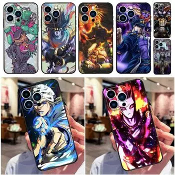 Чехол JoJo Bizarre Adventure для iPhone 11 13 12 Mini 14 Pro Max XS X XR SE 2020 2022 6 7 8 Plus мягкая задняя крышка iPhone XR