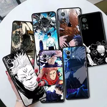 Чехол Jujutsu Kaisen Funda для Xiaomi Mi 11 Lite 5G NE 11T Pro 10T 9T Note 10 12 12X 12S, ультрамягкий силиконовый чехол для телефона Mi Note 10 Lite
