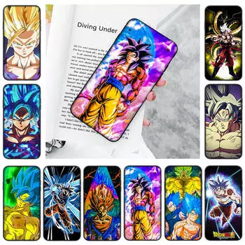 Чехол JW55 Dragon Ball Z Black Sofe для Xiaomi Poco X6 X4 M5 M6 F5 F6 C65 C55 C50 C51 C40 Pro Redmi 14C A3X 13C 12C 11T 10A 9C Note 7 6 8A Plus Xiaomi Poco M6 Pro 4G гагат