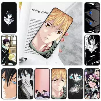 Чехол JW86 Noragami Anime Black Sofe для Xiaomi Poco X6 X4 M5 M6 F5 F6 C65 C55 C50 C51 C40 Pro Redmi 14C A3X 13C 12C 11T 10A 9C Note 7 6 8A Plus Redmi Note 13 5G аэро