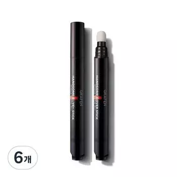 Чехол-карандаш Graphen Mens Handsome Cover Stick 3g, нет. 2 Medium Beige, 6 шт., лучшая мужская косметика Кореи