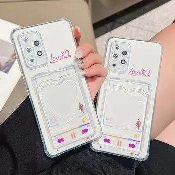 Чехол-карта для iPhone 13 11 15 12 14 Pro Max Samsung A55 S24 S23 S22 Ultra A54 A05S A15 OPPO A15 A77 A16 A17K A54 A3S Redmi 13C 9a 9T Note 13 11 12 iPhone 15 чистый