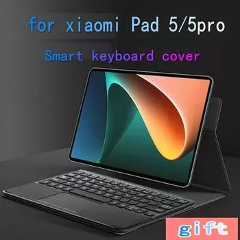 Чехол Keybaord для Xiaomi 5PRO 12,4/11, чехол с Bluetooth-клавиатурой для Xiaomi mi Pad 5 Mipad 5 Pro, чехол с беспроводной клавиатурой xiaomi MiPad 5/5 Pro 11 чёрный