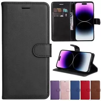 Чехол-кошелек для Iphone 14 Pro Max 13 Pro Max 12 Pro Max 11 Pro Max Se 2020 X Xs Max Xr 8 7 6 6s Plus 5 5S Se кожаный чехол-подставка iPhone 12 Mini коричневый