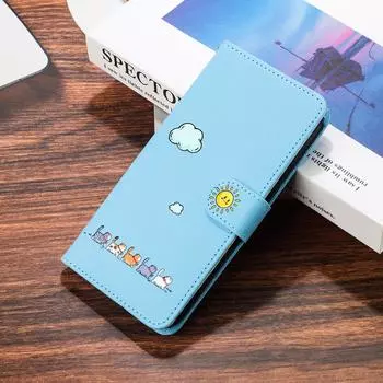 Чехол-кошелек для Samsung S24 S22 S21 S23 A55 A35 A25 A15 A54 A34 A24 A53 A23 A13 iPhone 14 15 13 12 11 XR iPhone 15 красный