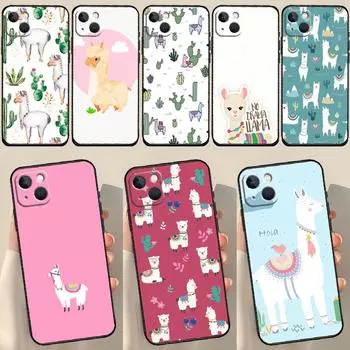 Чехол Lama Llama Alpacas для iPhone X XR XS Max 12 13 Mini 7 8 Plus SE 2020 11 12 13 14 15 Pro Max задняя крышка iPhone 12 mini