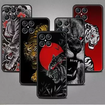 Чехол Lion Wolf для Huawei Honor X8 X9 P50 X7 50 20 8X Play 9A P40 P30 Lite P Smart 2021 черный чехол для телефона Huawei P Smart Z