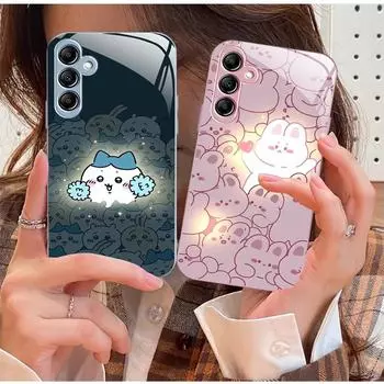 Чехол Luminous Rabbit Liquid Anti-Dear для Samsung A71, A14, A20, A30, A25, Wow 50. Samsung A20