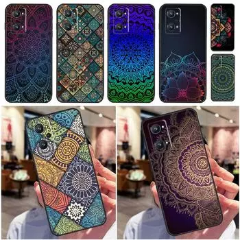 Чехол Mandala для Realme 10 8 9 Pro Plus 8i 9i GT Neo 3T 2 3 Master C11 C25 C30 C31 C35 C21Y C25Y Realme 10 Pro Plus