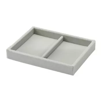 Чехол MUJI Overlapping Velor Vertical для акрилового чехла, серый, ширина 15,5 см x глубина 12 см x высота 2,5 см 44596524