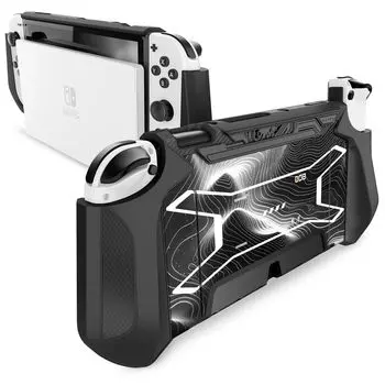Чехол Mumba Nintendo Switch OLED 2021, органическая модель EL, защитный чехол TPU Grip, совместим с Nintendo Switch OLED и контроллером