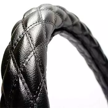чехол на руль hiace soft leather черный M