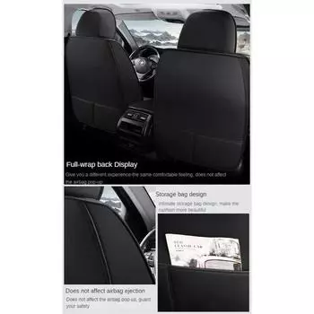 Чехол на сиденье автомобиля из искусственной кожи с полным покрытием для VOLVO XC60 XC90 XC40 XC70 S60L C30 S80 S90 V50 V60 Автомобильные аксессуары