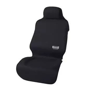 Чехол на сиденье BONFORM Finetex для легковых/обычных автомобилей, 1 передняя часть, водонепроницаемый, легко устанавливается, полностью моющийся, 1 переднее сиденье, черный 4361-10BK