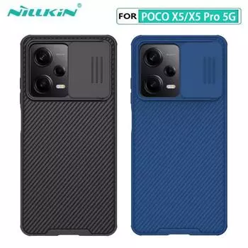 Чехол Nillkin CamShield для POCO X5 Pro 5G, защитный чехол для камеры POCO X5 5G POCO X5 Pro 5G чёрный
