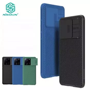 Чехол Nillkin CamShield Pro для Xiaomi Mi 13T Pro, чехол для телефона, защита слайдера камеры, роскошный противоударный чехол из ТПУ + ПК Xiaomi Mi 13T чёрный