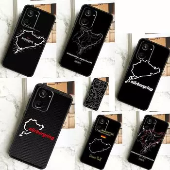Чехол Нюрбургринг F1 для Realme C55 C53 C67 GT Neo 5 6 9 10 11 12 Pro Plus C11 C25 C21Y C30 C31 C33 C35 C51 Realme C21Y C25Y