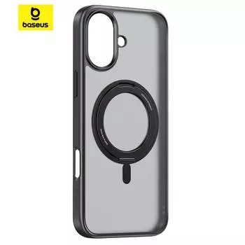 Чехол-подставка Baseus Magnetic Ring для iPhone 16, 15 Pro Max, вращающийся на 360° чехол для iPhone 15 Pro Plus, магнитный чехол-подставка For iPhone 16