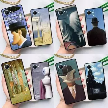 Чехол Rene Magritte для Realme C55 C33 C31 C35 C30 C11 C15 C25s C21Y GT Neo 5 3T 2T 8 9 10 11 Pro Plus Realme 9 4G