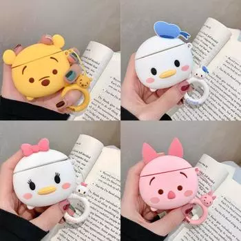 Чехол с 3D-мультяшным принтом для AirPods 1 2 3 Pro, силиконовый чехол для AirPods Pro 2, милый чехол, защитный чехол для наушников, аксессуары для наушников For Airpods 1 2