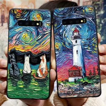 Чехол с 3D-тиснением для Samsung Galaxy A52 A32 A12 A21s A31 A53 A51 A71 A70 A50 A13 A33 A22 S23 S22 S21 S20 Fe Ultra S10 Plus Fundas A12(4G)