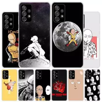 Чехол с аниме One Punch Man для телефона Samsung Galaxy A53 A52 A73 A72 A12 5G A13 A22 A23 A32 A33 A02S A03S A42 A43 A50S, чехол Samsung A52