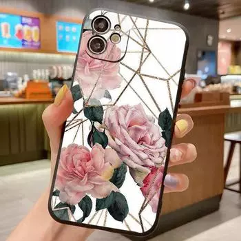 Чехол с цветочным узором для Samsung Galaxy Note 20 Ultra 10 Plus Lite Note20 Note10 20Ultra 10Plus 5G Мягкий силиконовый чехол для телефона For Samsung Note 10