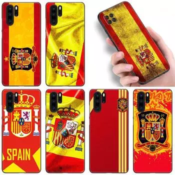 Чехол с гербом Испании и флагом для Huawei P Smart Z P50 P40 P30 P20 Pro P10 Lite E P8 P9 Lite 2017 P Smart S 2019 2020 2021, чехол Huawei P10