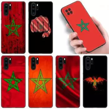 Чехол с гербом Марокко и флагом для Huawei P Smart Z P50 P40 P30 P20 Pro P10 Lite E P8 P9 Lite 2017 P Smart 2019 2020 2021, чехол Huawei P50 Pro