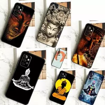 Чехол с изображением Будды Мандалы для Samsung Galaxy A53 A33 A23 A13 A15 A25 A35 A55 A54 A34 A14 A51 A12 A32 A52 Samsung A12