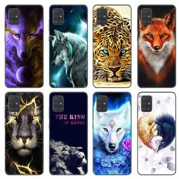 Чехол с изображением волка и леопарда для Samsung Galaxy A52 A52s A72 A32 A22 4g A33 A53 5g A12 A50 A70 A51 A71 A72 A03 A21s, мягкий чехол из ТПУ For Samsung A03 Core