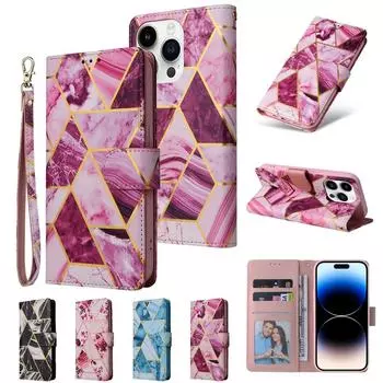Чехол с мраморной вышивкой для Iphone 14 Pro Max 13 Pro Max 12 Pro Max 11 Pro Max Se 2022 2020 X Xr Xs Max 8 7 6 6s Plus iPhone 12 Mini синий