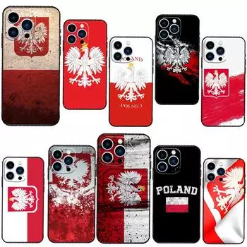 Чехол с польским флагом для iPhone XR XS Max X 12 13 Mini 6S 7 8 Plus SE 2020 11 12 13 Pro Max, чехол для телефона iphone 5 5S