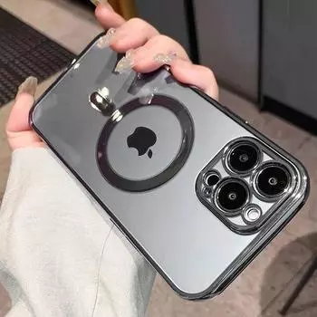 Чехол с прецизионным покрытием для Magsafe Sierra для iPhone 14 13 12 11 Pro Max XR XS X 8 7 SE2022 Магнитный чехол с беспроводной зарядкой iPhone 12 Mini