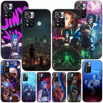 Чехол с рисунком Arcane Game для Xiaomi Redmi Note 9S 9 11 10 8 Pro 9C 9 K40 9A 7 8T 7A 9T, мягкий силиконовый чехол, черный чехол для телефона Redmi K40