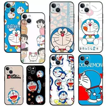 Чехол с рисунком Дораэмона для Apple iPhone XS X 7 14 Plus 13 Pro Max SE 12 Mini 11 6s 8 XR 6 14 Pro Max TPU Soft Coque Matte Cover iPhone 14