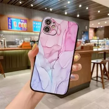 Чехол с рисунком из мрамора для Samsung Note 10 Plus Lite Note 20 Ultra Note 10 Lite Мягкий силиконовый чехол-накладка для задней панели телефона с акварельным рисунком For Samsung Note 10