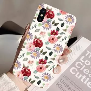 Чехол с розовыми цветами для Samsung Galaxy M22 M32 4G 5G M30S M51 M31 M21S M21 M31S M11 M02, защитный чехол для телефона из ТПУ силикона For Samsung M02