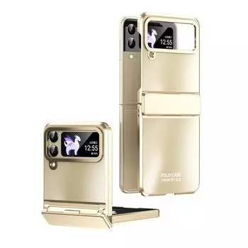 Чехол с защитой от падения с покрытием для Samsung Galaxy Z Flip 4 5 5g Flip4 Flip3 Flip5 Flip 3 Zflip3 Zflip4 Zflip5, модные чехлы for samsung z flip 5 серебряный