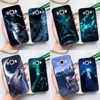 Чехол со звездным животным волком для Samsung Galaxy J3 J5 J7 2016 A3 A5 2017 A6 A7 A8 A9 J8 J4 J6 Plus 2018 задняя крышка J6 Plus - J6 Prime