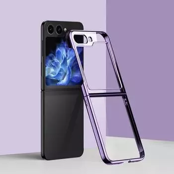 Чехол-сумка с защитой от царапин для Samsung Galaxy Z Flip 5 Flip4 Flip5 Flip3 Flip 3 4 5G Zflip5, складной чехол для аксессуаров для телефонов for Samsung Z Flip 5 чёрный