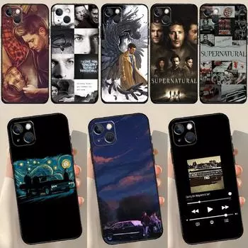 Чехол «Сверхъестественное» для телефона iPhone 11, 12, 13, 14, 15 Pro Max, мини-чехол для iPhone XR X XS Max 7 8 Plus SE 2020 iPhone 11Pro MAX