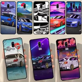Чехол Tokyo JDM Drift Sports Car для Samsung Galaxy J1 J3 J7 J5 2016 A3 A5 2017 J8 A7 A9 J4 J6 A6 A8 Plus 2018 A8 Plus 2018
