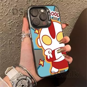 Чехол Ultraman для iPhone 15 Pro с лазерным дизайном для Apple 13, 11, Xs Max и 78 Plus — прочный и устойчивый к падениям iPhone 14 Pro