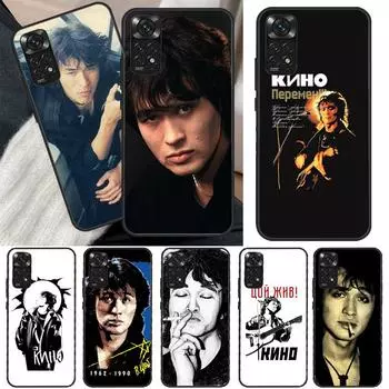 Чехол Виктор Цой для Xiaomi Redmi Note 11 Pro 8 9 11S 10S 9S Note 10 Pro, чехол для Redmi 10 10C 9A 9C Redmi Note 11